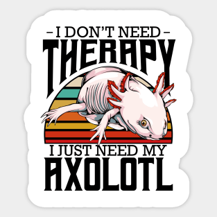 Axolotl Sticker